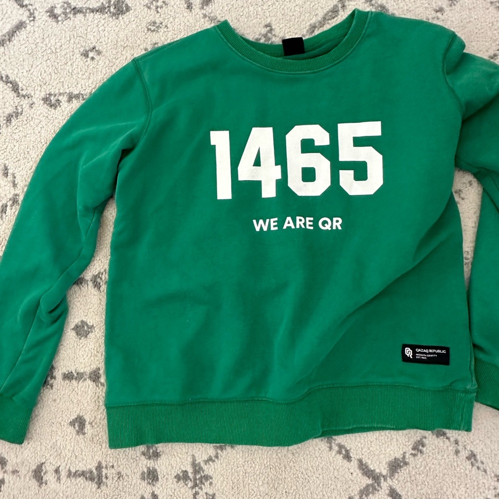 Boys sweatshirt 8-10 years QAZAQ Republic Green